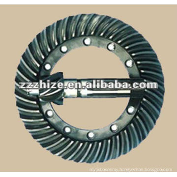axle parts EQ457 spiral bevel gear for Yutong Kinglong
